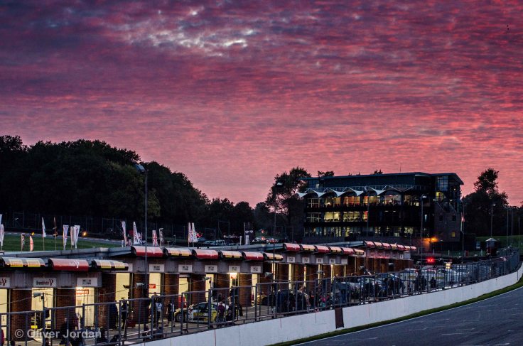 Sunset at Brands Hatch